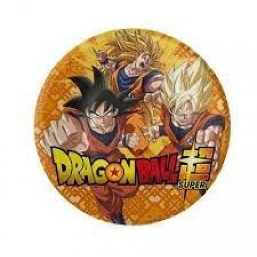   8 PLATOS CARTON DRAGON BALL 23CM
