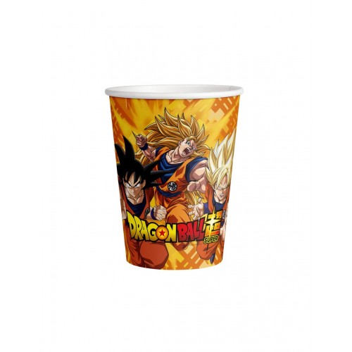   8 VASOS DRAGON BALL 250ML