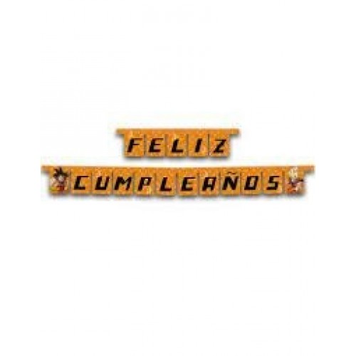   FELIZ CUMPLEAÑOS DRAGON BALL 3MT