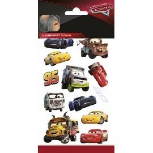   12 TATUAJE CALCOMANIAS CARS