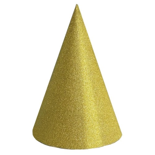  SOMBRERO CONO ESCARCHA ORO