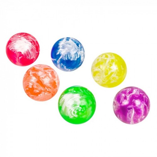 6 PELOTAS SALTARINAS 3CM