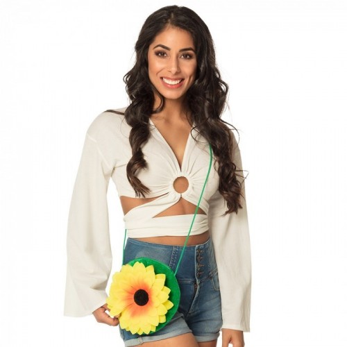 BOLSO HIPPIE FLOR GIRASOL