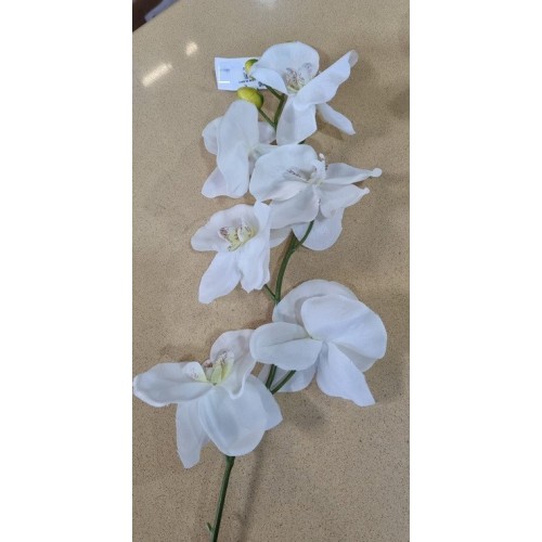 VARA ORQUIDEA 6FL BLANCA 73CM