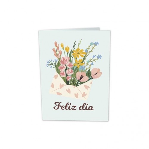 TARJETA C/SEMILLA FELIZ DIA  