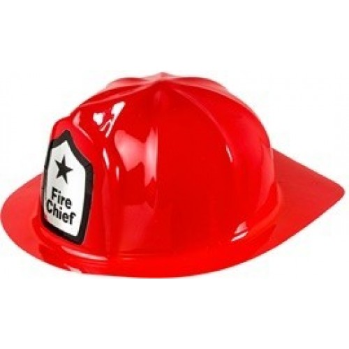 CASCO BOMBERO P.V.C ROJO