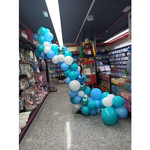 *ARCO ORGANICO GLOBOS 3 MTS
