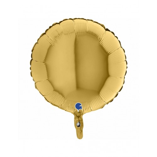 E/GLOBO 18" FOIL REDOND ORO 5 BRIL