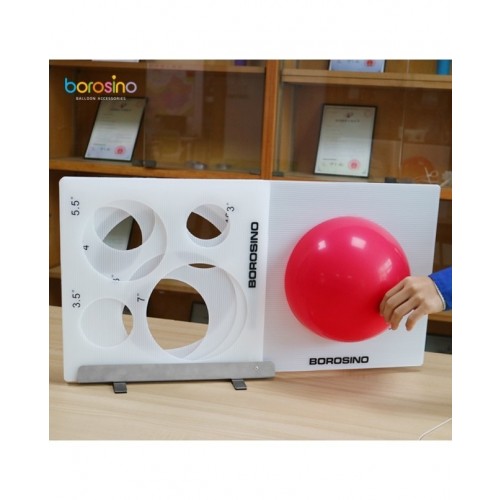 CUBO BLANCO MEDIDOR DE GLOBOS 35X35CM