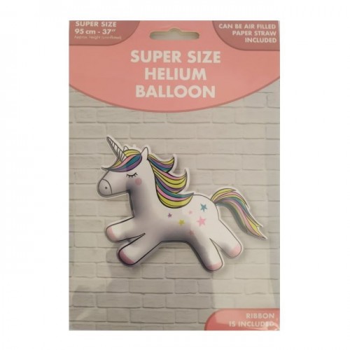   GLOBO 37" FOIL FORMA UNICORNIO