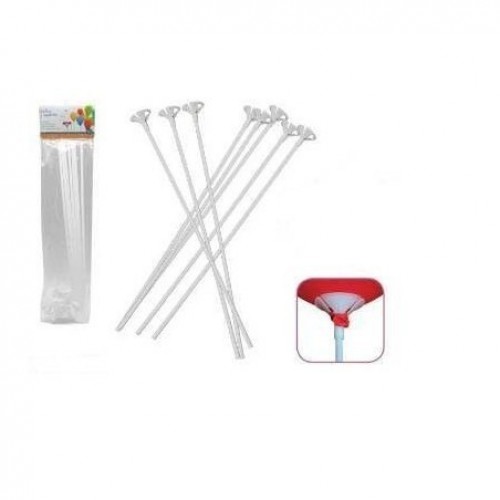 8 VARILLAS SOPORTES BLANCOS