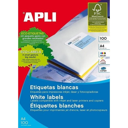 *C/ 100 PAPEL APLI DINA4 120GR MATT PAPE