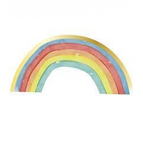   20 SERVILLETAS ARCOIRIS 33X16,5CM
