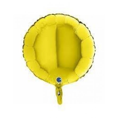    GLOBO 36" FOIL REDONDO AMARILLO