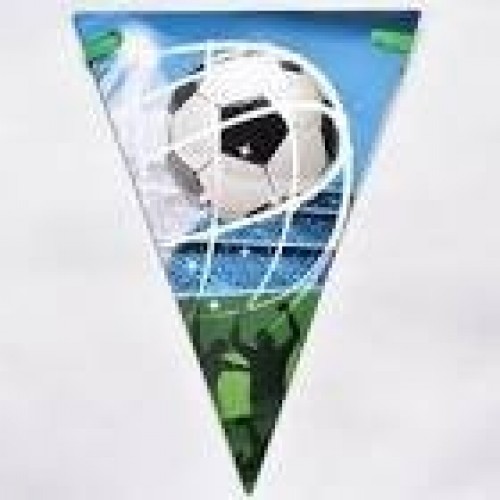   BANDERIN TRIANG. FUTBOL 2,3MT