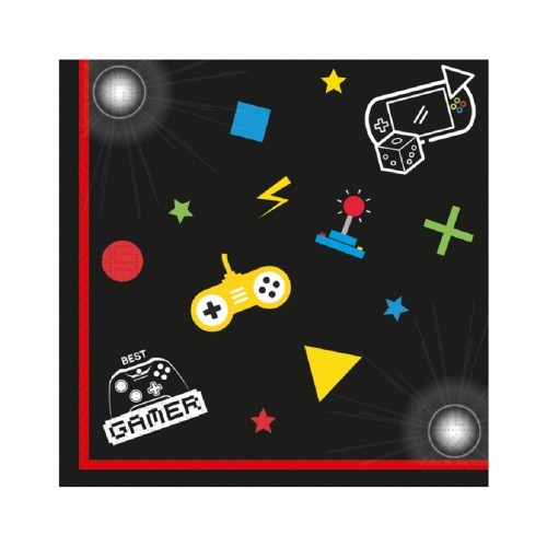  8 VASOS CARTON VIDEOJUEGOS 200ML