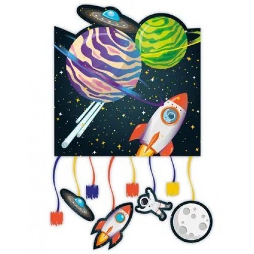   PIÑATA ESPACIO 27X21CM