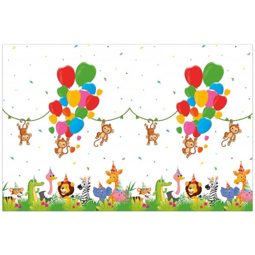   MANTEL PL ANIMAL JUNGLA 120X180CM
