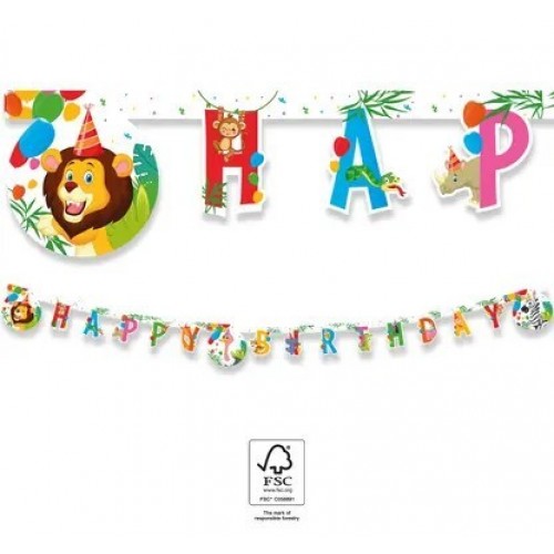   HAPPY BIRTHDAY ANIMAL JUNGLA 2,2M