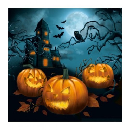 20 SERVILLETAS PAPEL CALABAZA HALLOWEEN