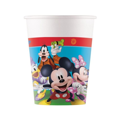   8 VASOS CARTON MICKEY MOUSE 200ML