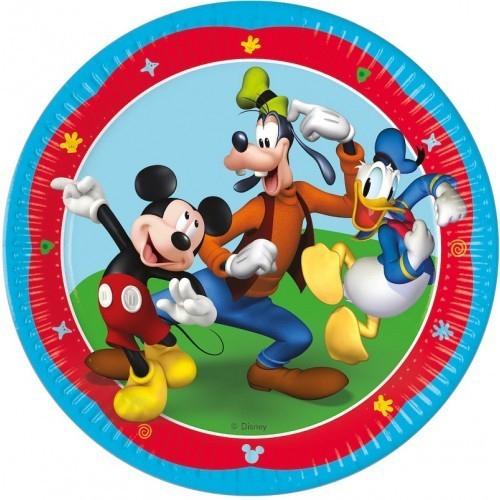   PLATOS CARTON MICKEY MOUSE 23CM