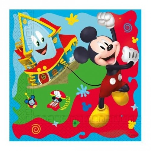   20 SERVILLETAS MICKEY MOUSE 33CM