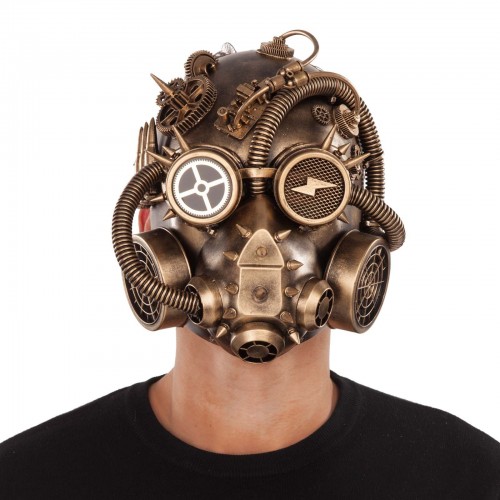 MASCARA GAS COBRE STEAMPUNK