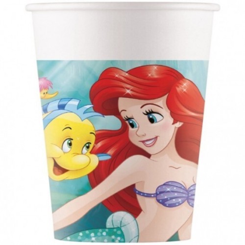   8 VASOS CARTON SIRENITA 200ML