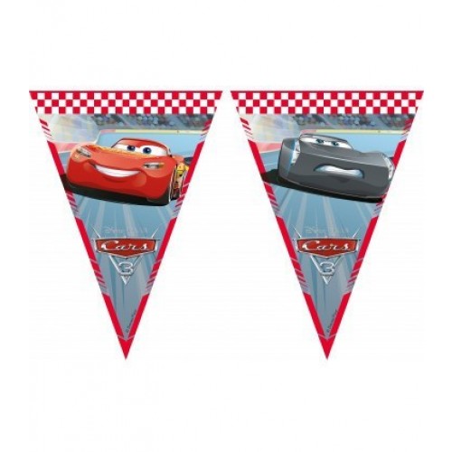   BANDERIN TRIANG. CARS 3 2,3MT