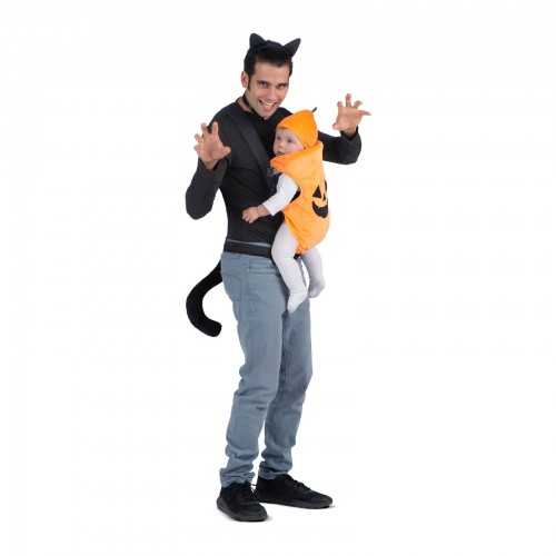 DISFRAZ UNISEX FAMILIA GATO CALABAZA