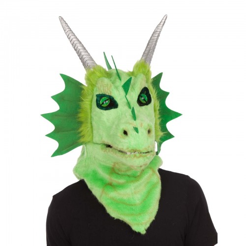 MASCARA CON MANDIBULA MOVIL DRAGON VERDE