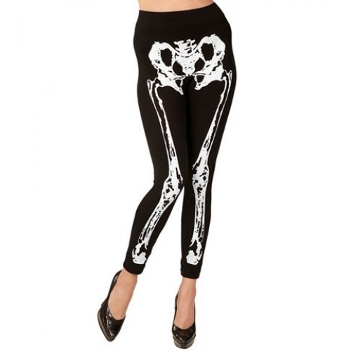 LEGGINS ADULTO T-S/M ESQUELETO