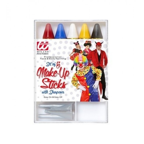 SET  5 BARRA MAQUILLAJE COLORES SURT