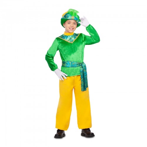 DISFRAZ 10A12AÑOS PAJE REAL VERDE