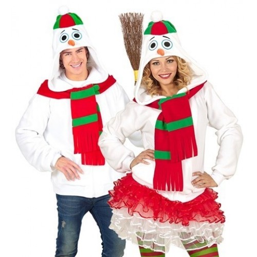 CHAQUETA C/CAPUCHA L/XL MUÑECO NIEVE