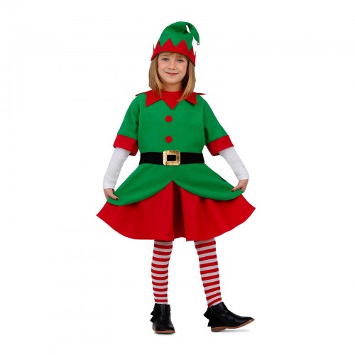 DISFRAZ 7A9AÑOS ELFA NAVIDAD