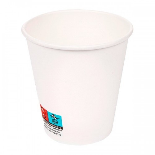   10 VASOS CARTON BLANCO 200ML