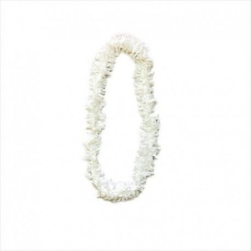   25 COLLARES PLASTICO BLANCO