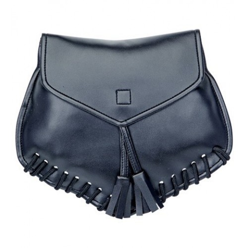 BOLSO DE CINTURAN NEGRO P.SINTETICO