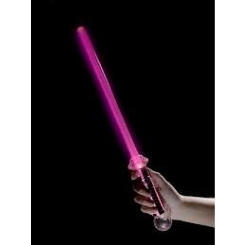 ESPADA CRISTAL PLATA LUZ 45CM