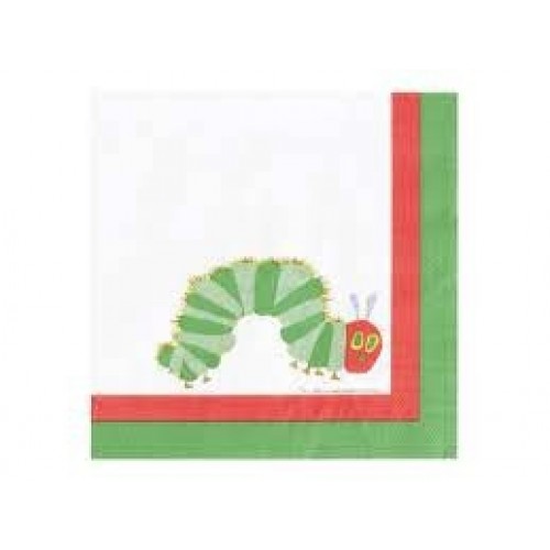16 SERVILLETAS ORUGA 33X33CM