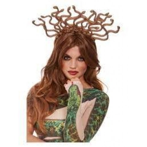 DIADEMA TOCADO MEDUSA SERPIENTE