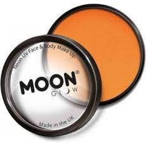 MAQUILLAJE AL AGUA NARANJA NEON UV 36G