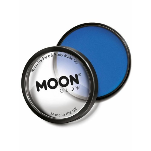 MAQUILLAJE AL AGUA AZUL NEON UV 36G