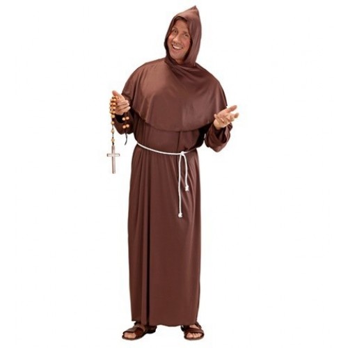 DISFRAZ T-XL MONJE MARRON
