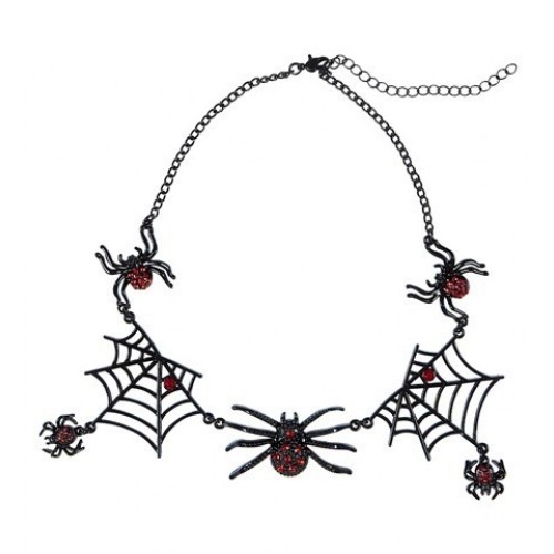 COLLAR ARAÑA STRASS