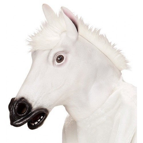 MASCARA COMPLETA CABALLO BLANCO