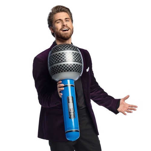 MICROFONO INFLABLE 76CM