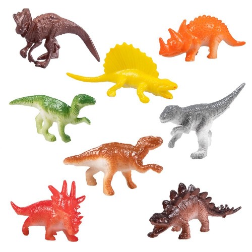 8 MINI DINOSAURIOS 7CM